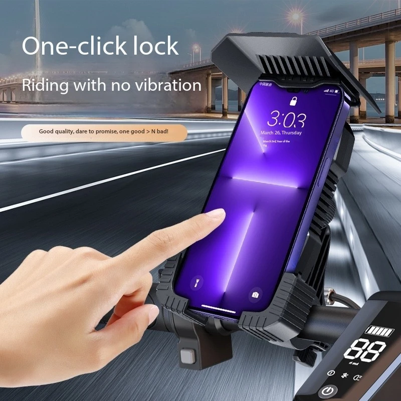 

Anti Vibration Support Telephone Portable Moto Bicycle Road Bike Handlebar Mobile Phone Holder For iPhone Samsung Xiaomi Huawei
