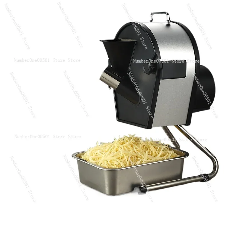 Commercial shredder potato and pepper slicing and shredding electric garlic slicing artifact