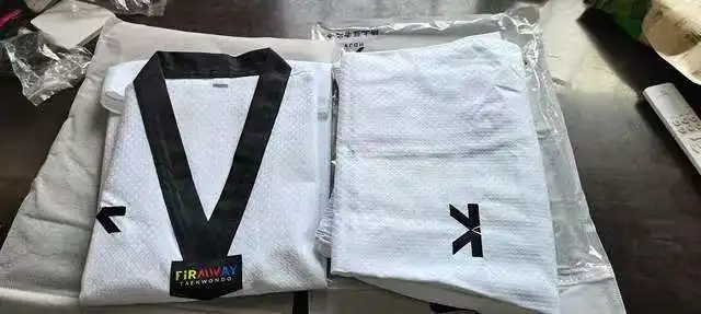 Taekwondo uniform kids Karate uniform children and adult students light student karate Gi suit martial arts karate suit - view 6