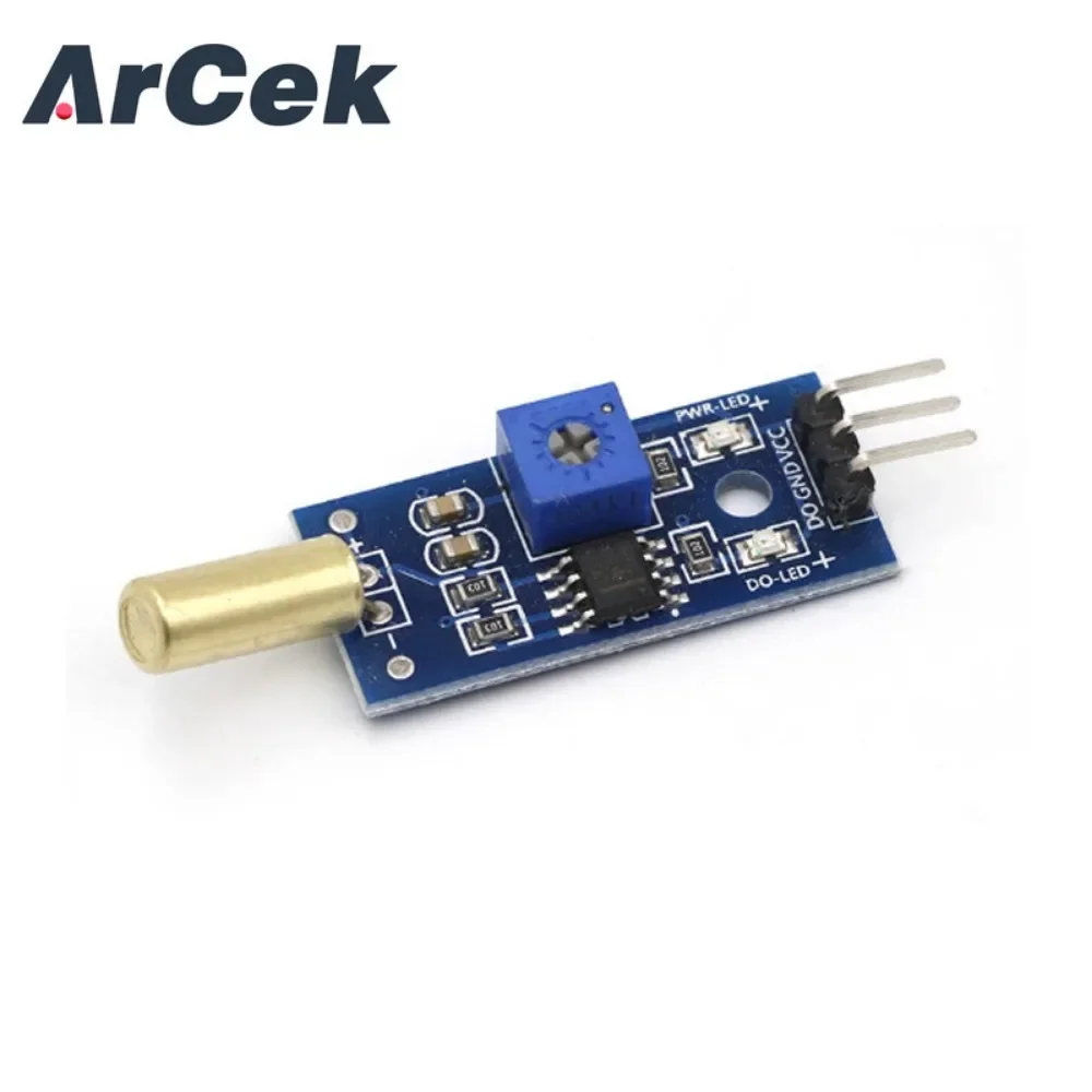 Módulo Eletrônico Sensor de Inclinação Sensor de Vibração Microcontrolador Interruptor Blocos de Construção Robô Inteligente para Arduino Kit DIY
