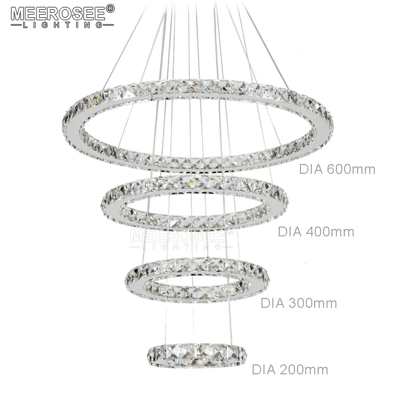 Meerosee CE Approval Led Pendant Lamp,Guangzhou/Guzhen/Zhongshan Lamps Crystal Chandelier MD8825