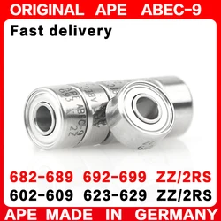 10pcs ABEC-9 bearing 684ZZ 608ZZ 685ZZ 604ZZ 605ZZ 686ZZ 688ZZ 687ZZ 693ZZ 694ZZ 695ZZ 696ZZ 698ZZ 623ZZ 624ZZ 625ZZ bearings