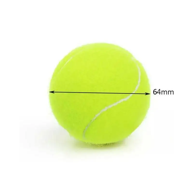 3pcs High Elastic Tennis Ball – 130-140cm Bounce from 2.54m Drop Durable Felt Cover, Rubber Core view 6