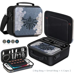 Estuche de transporte de viaje para consola Nintendo Switch OLED, accesorios para juegos, bolsa de mensajero de almacenamiento portátil de alta calidad, carcasa dura