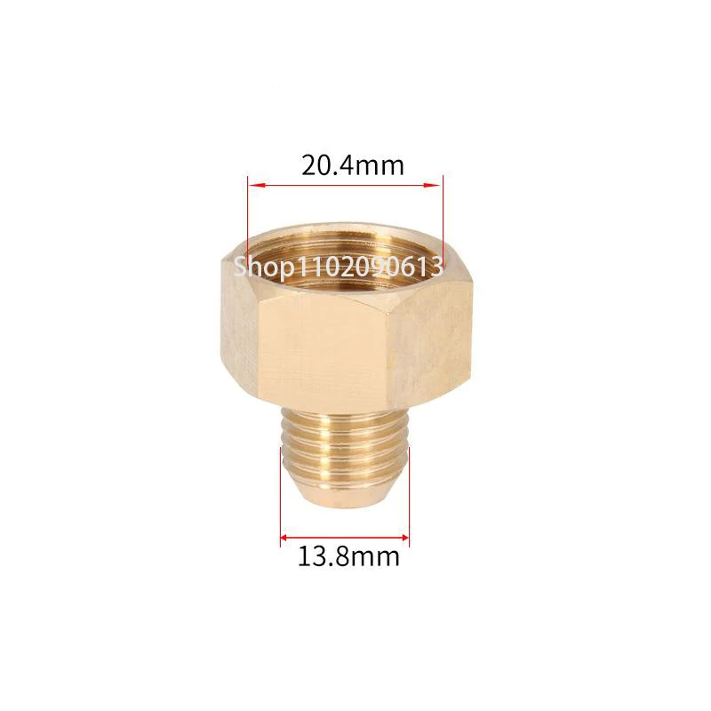 Female M22 to M14 Male Adaptor Pressure Washer Gun Hose Connector Brass Fitting