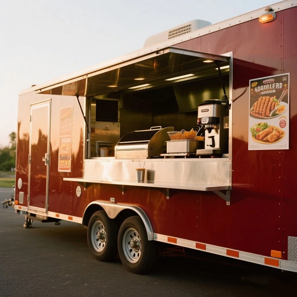 2025 Mobile Food Truck Breakfast Food Truck with Fryer and Full Kitchen Purchase Street Food Truck Trailer American Standard