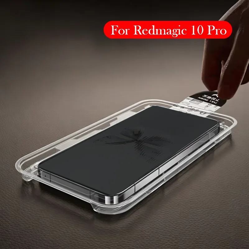 

2PC Privacy Tempered Glass For ZTE Redmagic 10 10S Pro Plus Dust-free Installation Film Screen Protector for Redmagic 10S 10 Pro