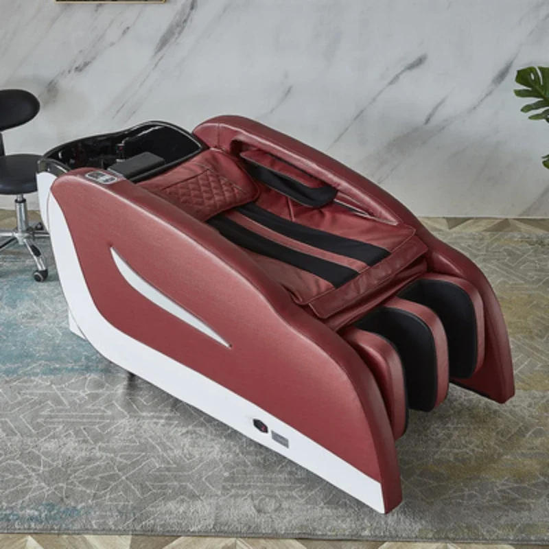 

Shaving Chairs Beauty Salon Shampoo Basin Stand Spa Hair Wash Single Sleeping Bed Luxury Nursing Sedie Cadeira Facial Furniture