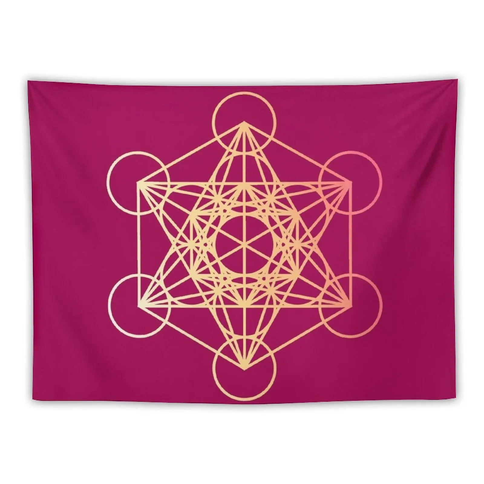 Metatron’s Cube Tapestry Tapestry Home Decor Accessories Aesthetic Room Decoration Room Decoration Korean Style Tapestry