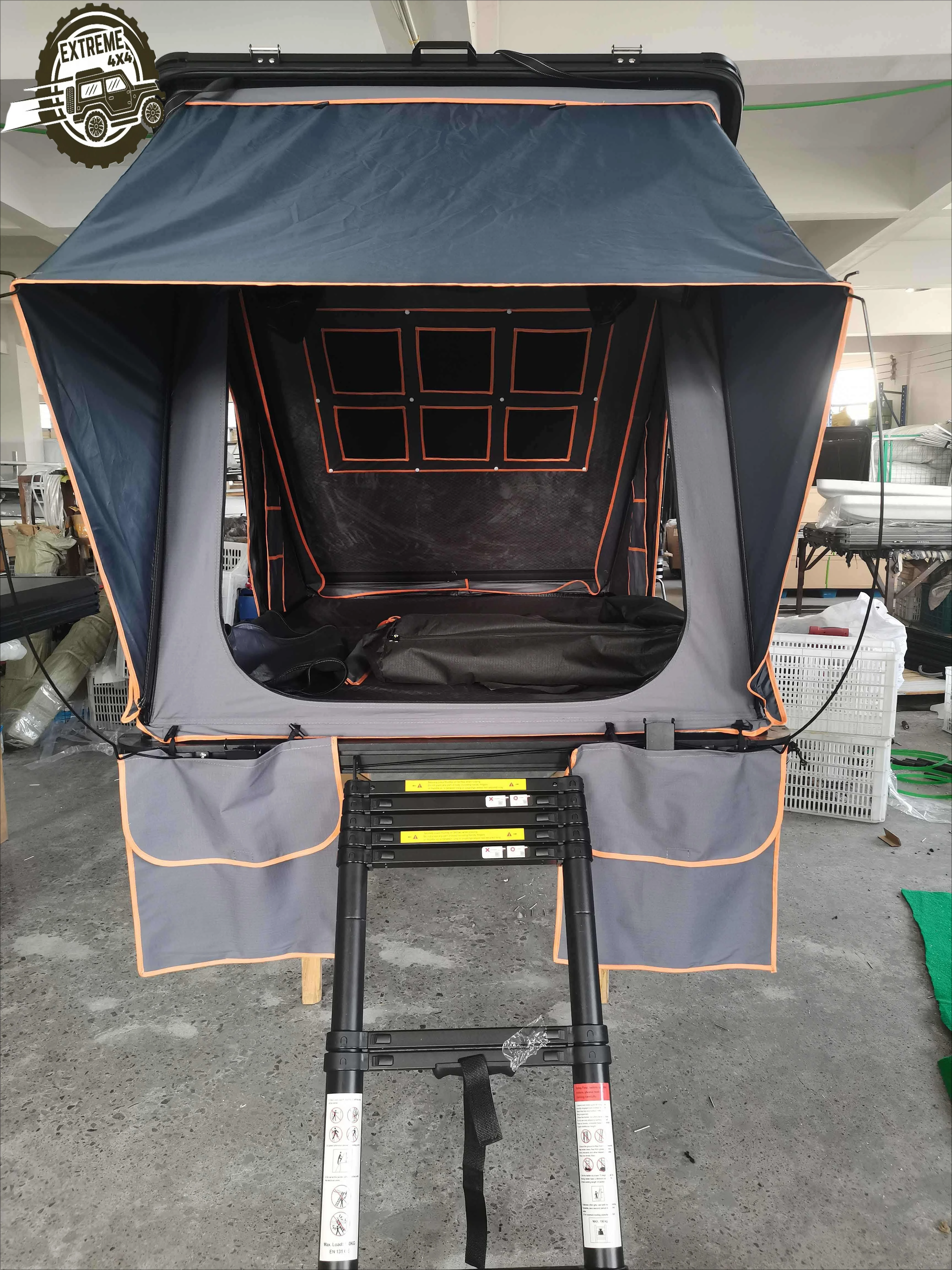 New Upgrade Automatic Roof Top Tent for 4X4 Cars Modern Canvas Design Waterproof Camper Car Roof Top Tent