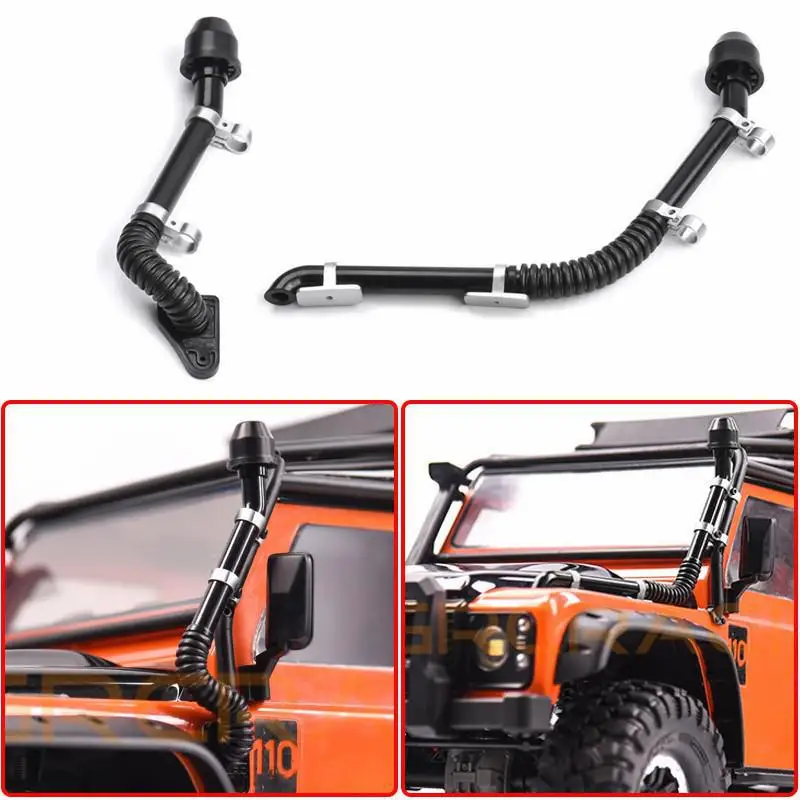 GRC Classic Snorkel Air Intake Pipe For 1/10 RC Car Crawler Trax/as TRX-4 Defender RC4WD D110 D90 Body Upgrade #G169A G169B