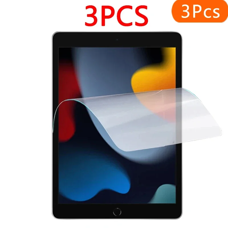 

3pcs Soft PET Film For iPad Air 5 10.9 10th generation Mini 6 Screen Protector iPad 10.2 9th 8th 7th Pro 12.9 11 2022 2021 Film