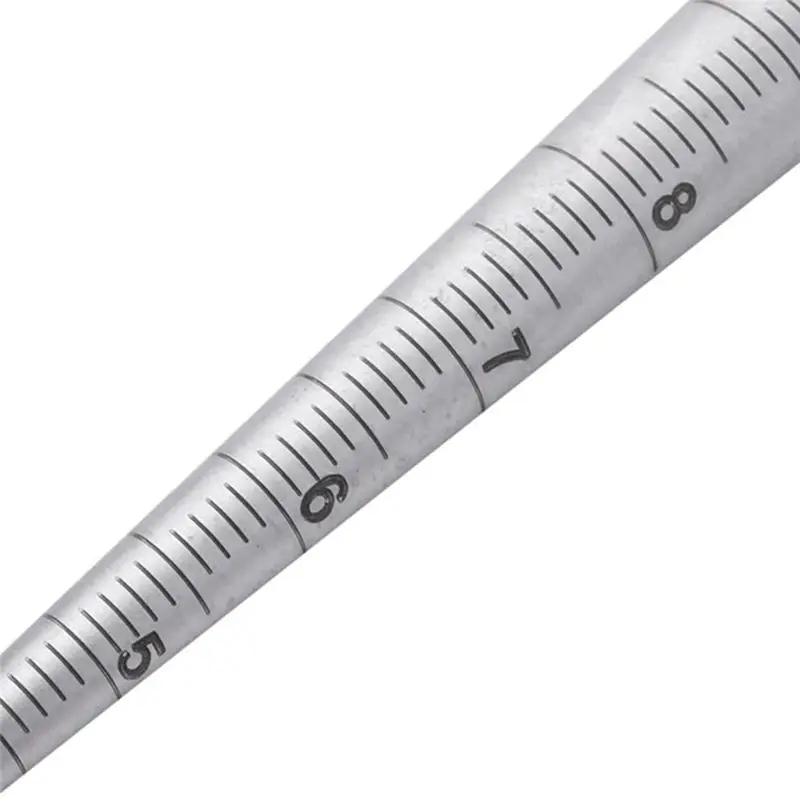 AA83 Conical Gauge Taper Welding Feeler Gauge Gage Welding Taper Gage Feeler Depth Ruler Space Hole Measurement Tool 3-15mm
