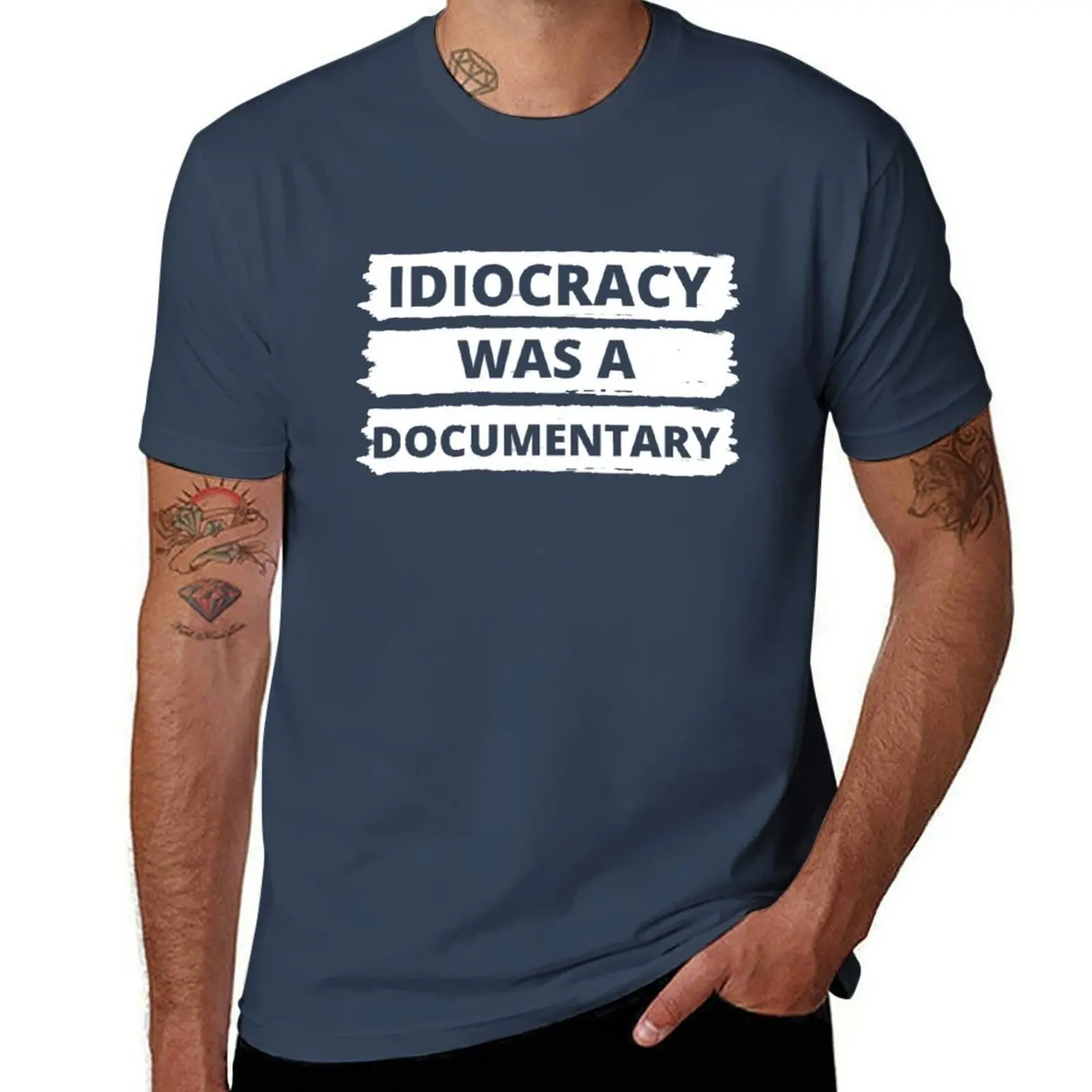 

Idiocracy was a Documentary T-Shirt Casual Loose Daily Wear T-Shirt