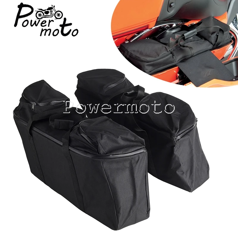 Scatola portabagagli per moto contenitore interno custodia posteriore bagagliaio laterale fodera interna borsa per Harley Touring Road King Street Electra 1993-23