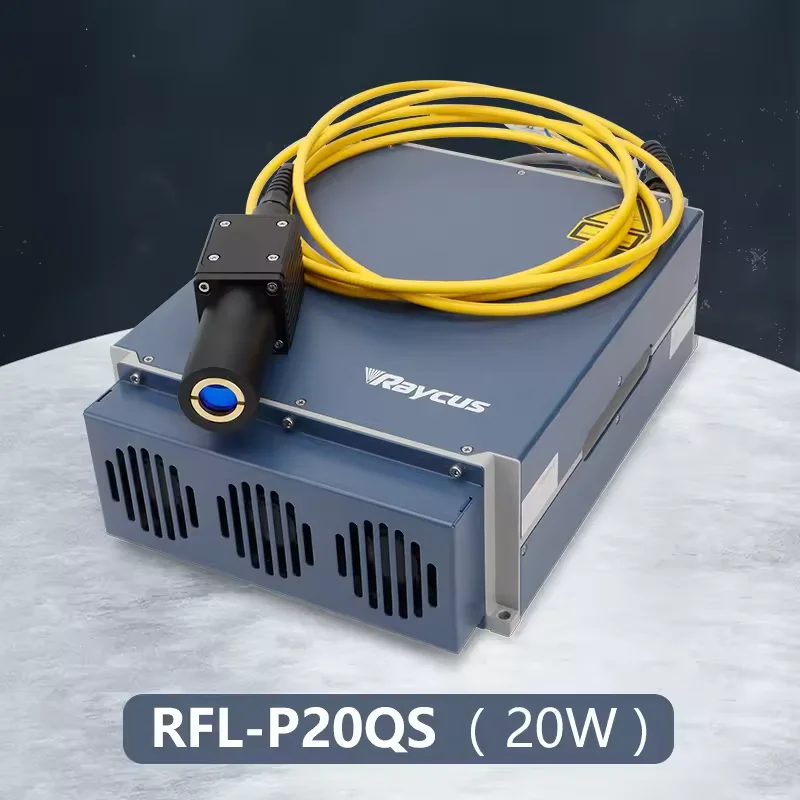 

Raycus 20W 30W 50W Импульсный волоконный лазерный источник с Q-переключением 1064nm Высококачественный модуль для маркировки и гравировки металла