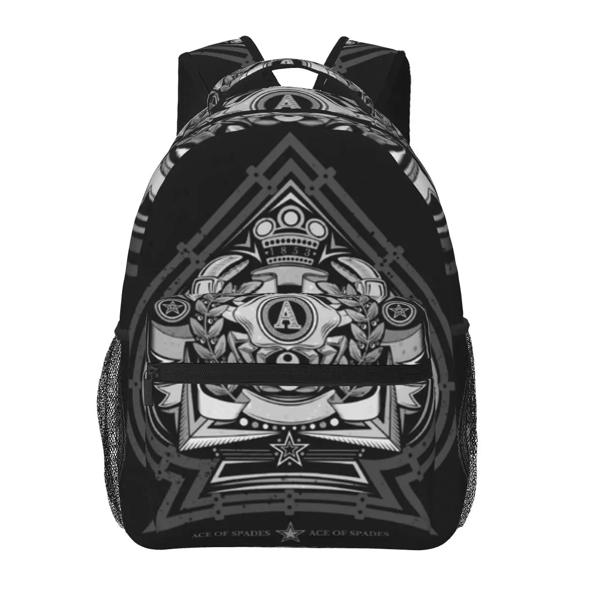 

Backpack Casual Travel Bag Ace Of Laurel Wreth And Crossed Harpoon Inside School Bag Shoulder Bag For Teenage Girl Bagpack