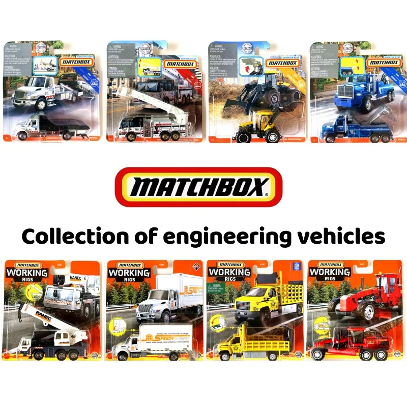 

Matchbox N3242 Коллекционное издание, модель инженерного автомобиля из сплава, городской спасательный пожарный кран, прицеп, игрушечная модель автомобиля