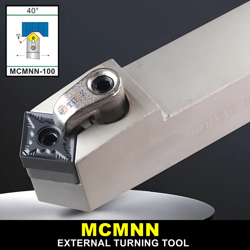 

High quality MCMNN2020K12 MCMNN2525M12 40° MCMNN 20MM 25MM External Turning Tool Holder Cutter