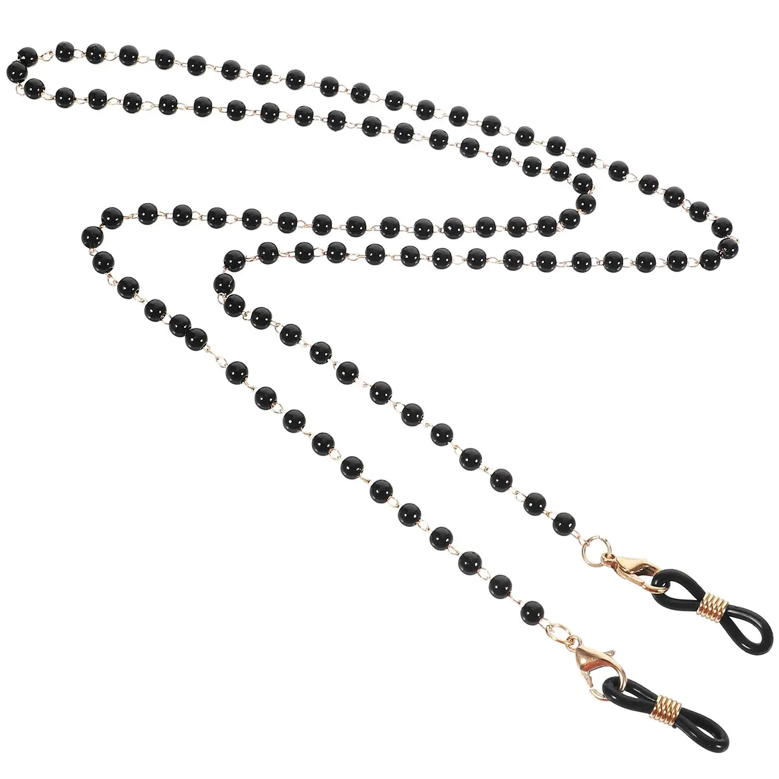 

Glasses Chain Eyewear Accessories Durable Stylish Anti-lost Rope Portable Holder Frame Mask Lanyard Electrophoresis Black Copper