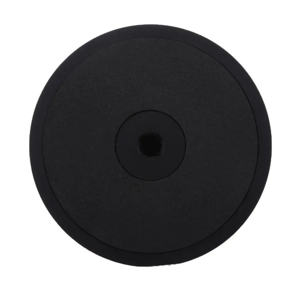 Audio LP Turntables Disc Stabilizer Weight/clamp with EP Adapter Black