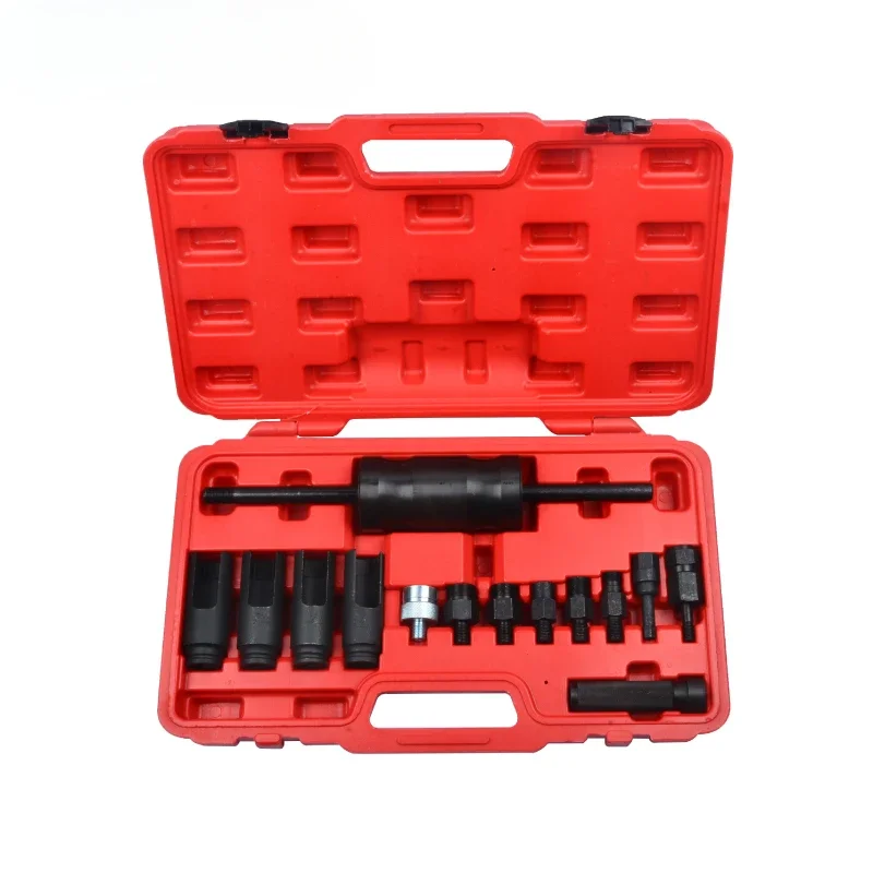 14 Pcs Injection Puller Extractor Kit Tool For Bosch Delphi Deso Siemens Diesel Injector Remover Common Rail Adaptor SK1218