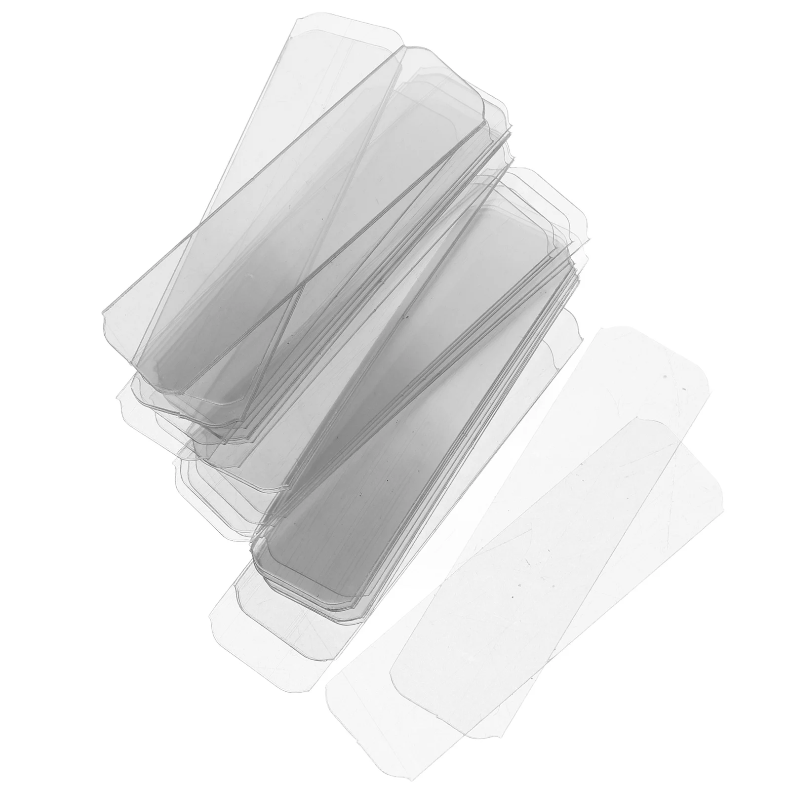 

240 Pieces Double Sided Adhesive Tape Clear Traceless Wall Stickers 1.6cm x 4.6cm Versatile DIY Removable No Residue Art Craft