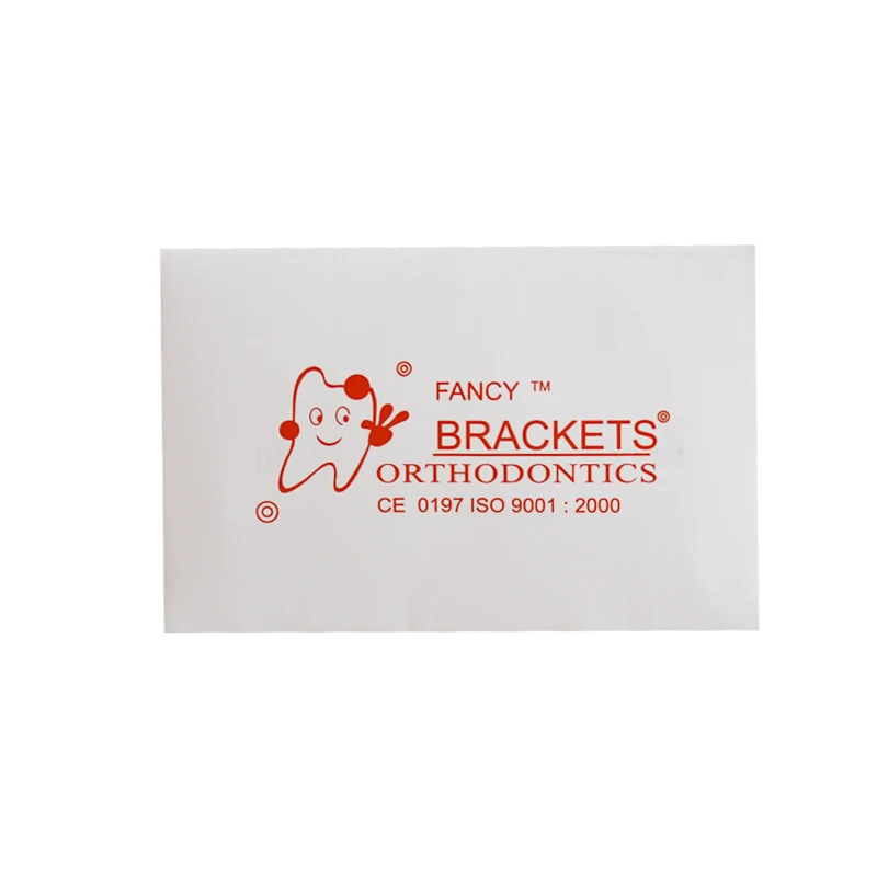 10Packs Orthodontic Braces Bracket Meshbase Edgewise 0Hook 3Hook 345Hooks Standard Mini Bracket Orange Pad