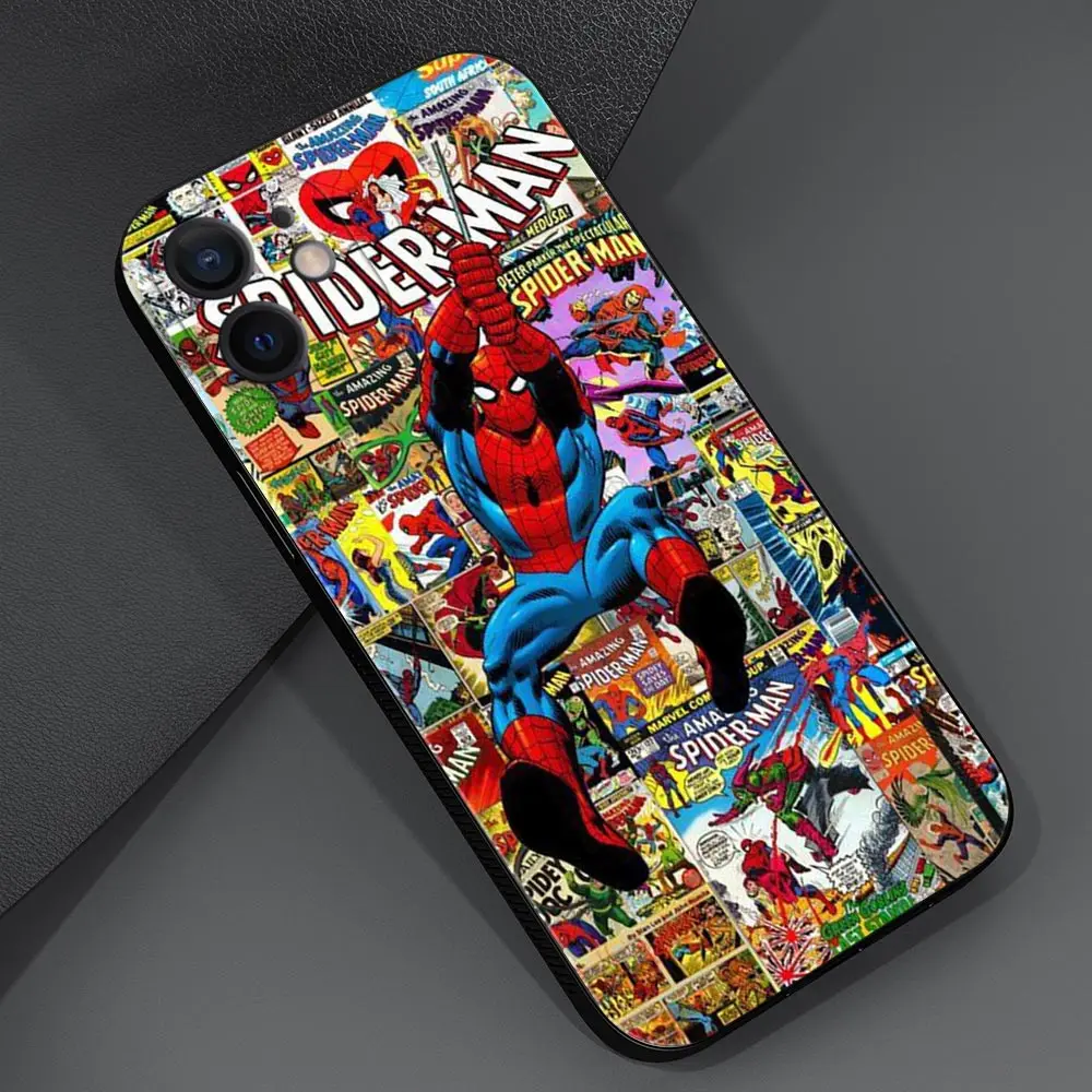 Marvel Spiderman 3 Tom Holland Peter Parker Comics For iPhone 15 14 13 12 11 Pro Max 13 12 Mini XS Max XR X 7 8 Plus Cover