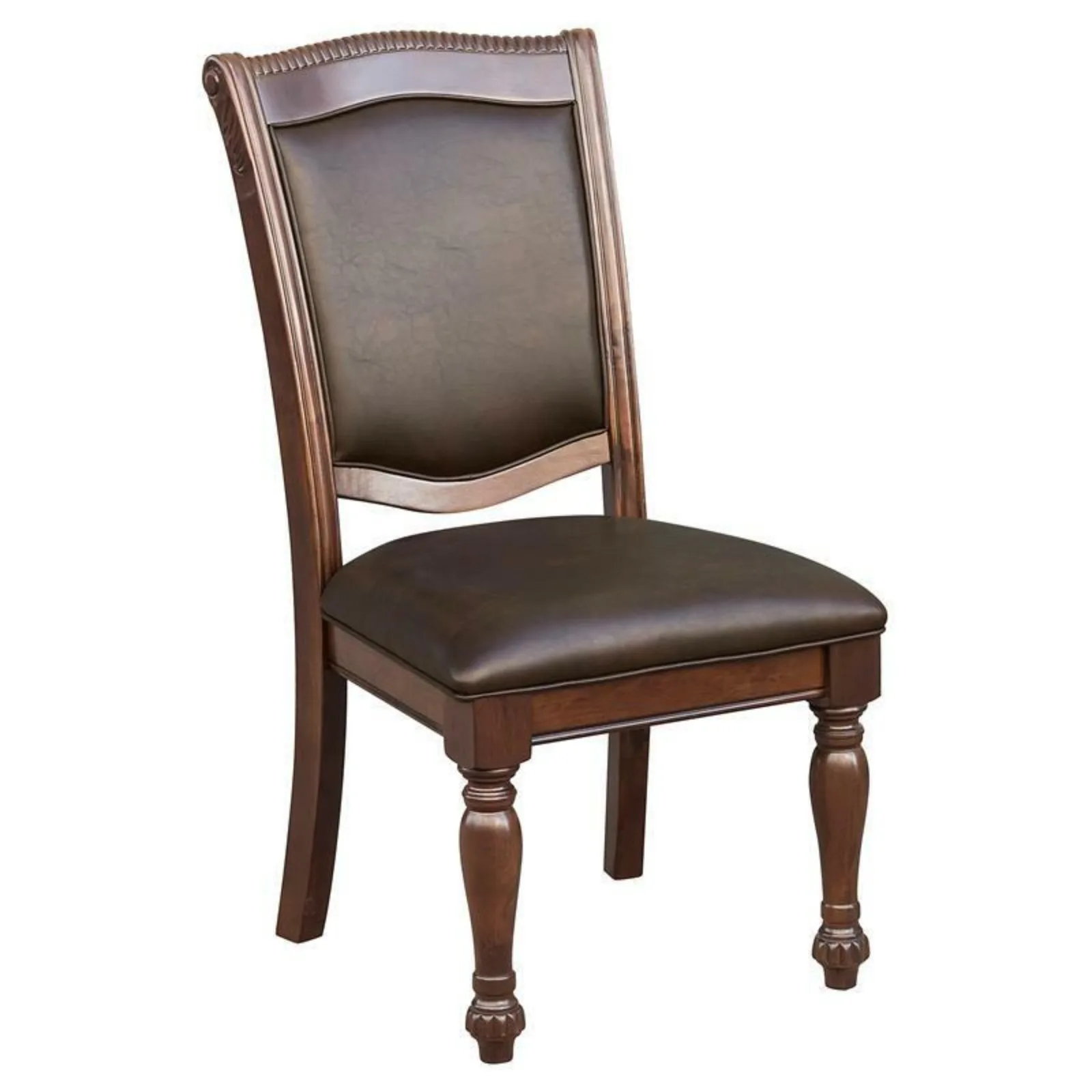 Lexicon Lordsburg Wood Dining Room Side Chairs in Brown Cherry (Set of 2) United States