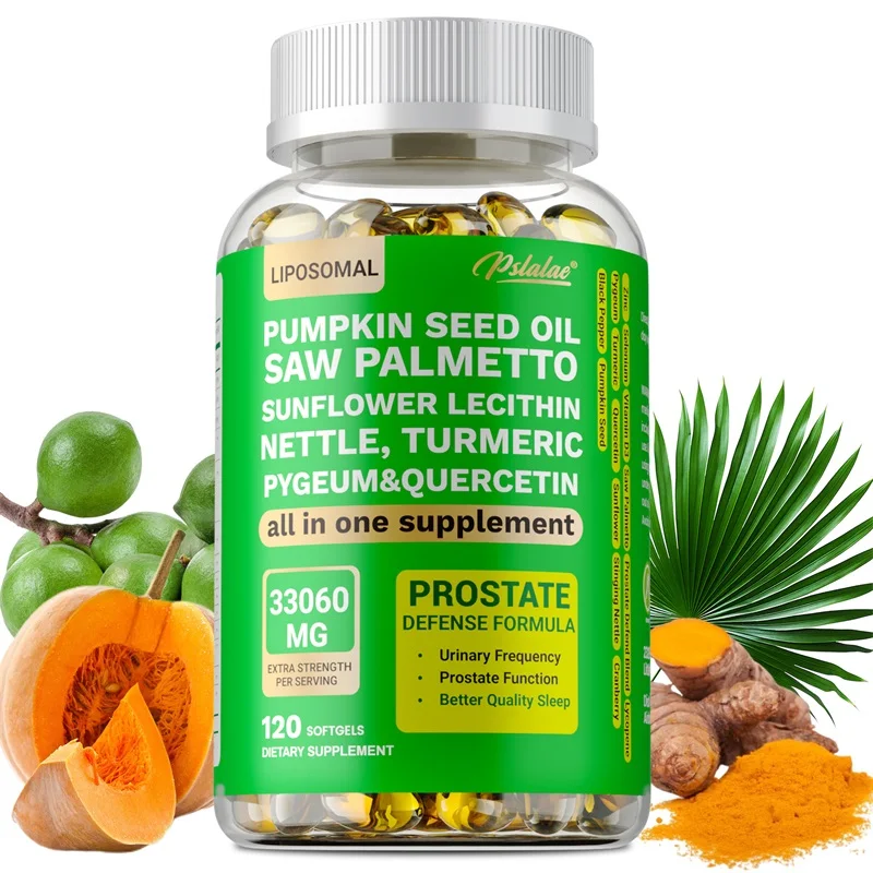 Prostate Support for Adult Men - Reduces Nighttime Toileting, Relieves Bladder and Urinary Tract Problems, Contains Saw Palmetto