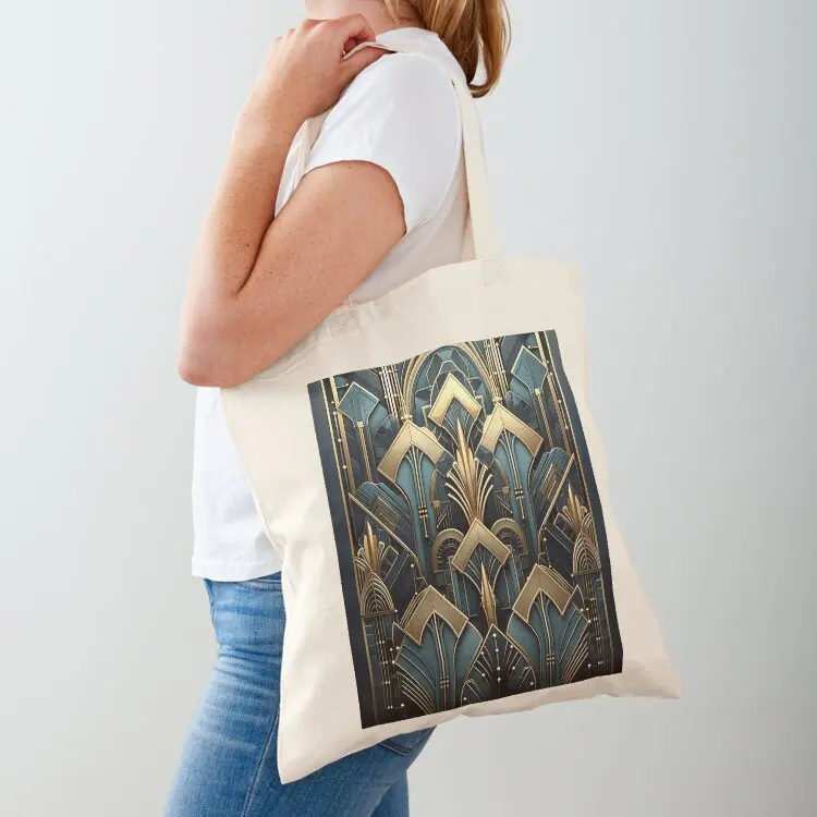 

art deco Tote Bag woman shopping bag Customizable tote bag shopper bags