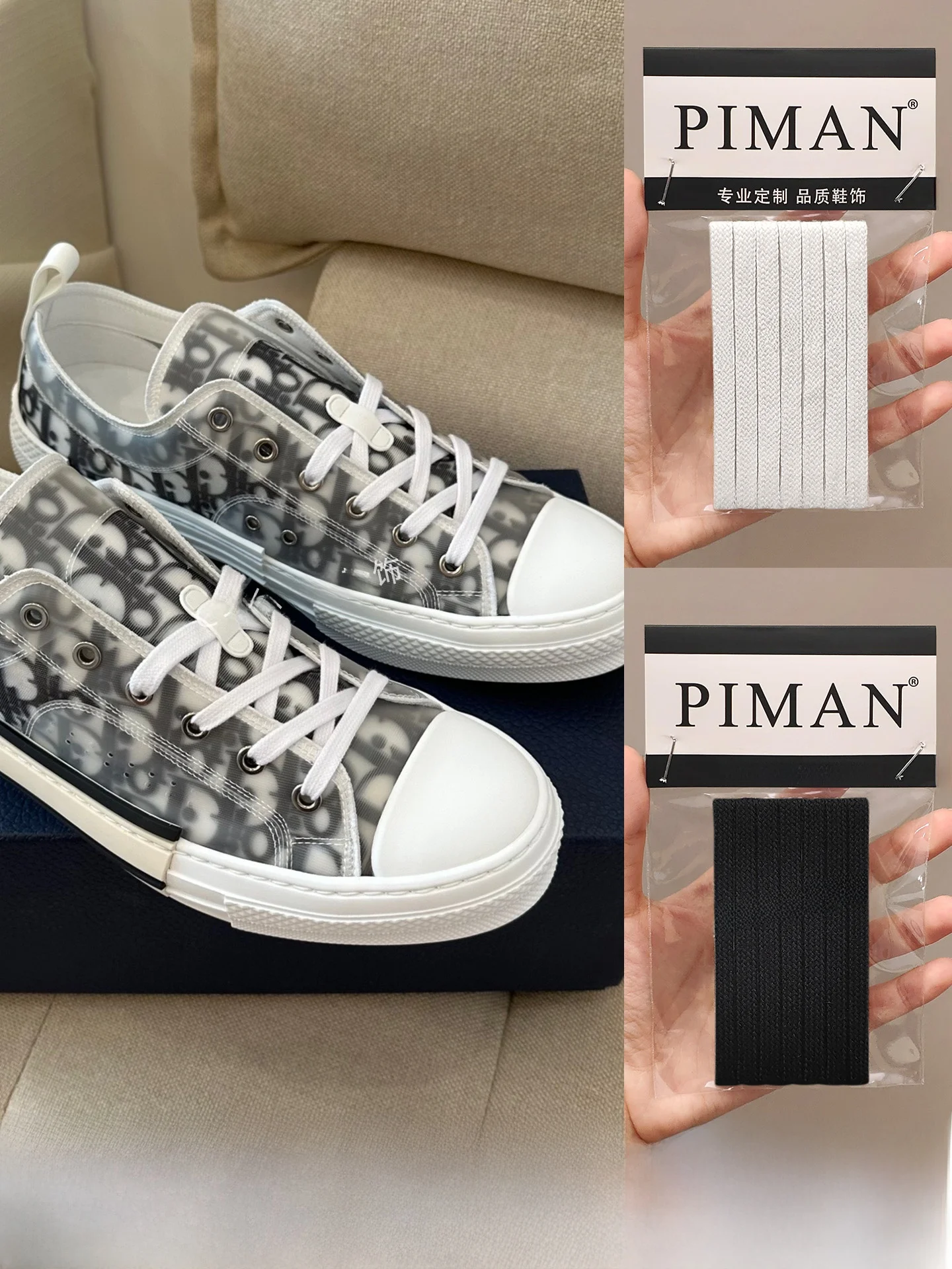 cadarcos-piman-original-b23-para-tenis-esportivo-cano-medio-baixo-unissex-preto-e-branco-camada-dupla-de-algodao-pa