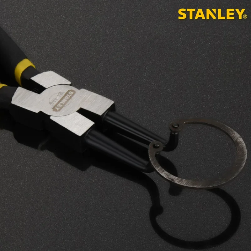 Stanley 1-Pcs 5 7 9 13 Inch Professional Small Large Circlip Pliers Long C-clip Plier Internal External Moon Ring Removal Tools