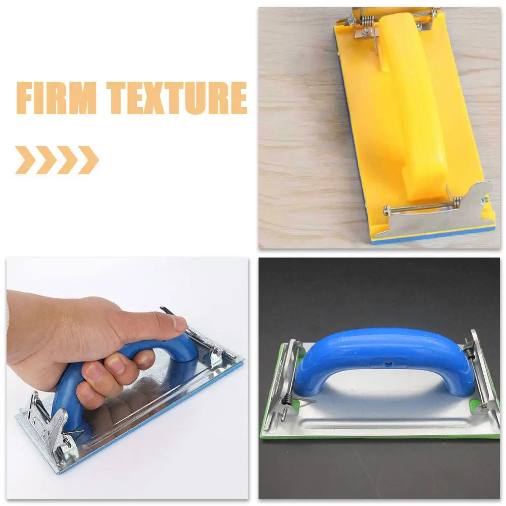 2Pcs Sandpaper Holder Drywall Sander Manual Hand Sander for Wall Sanding Woodworking Sanding Tool Efficient Dust Extraction