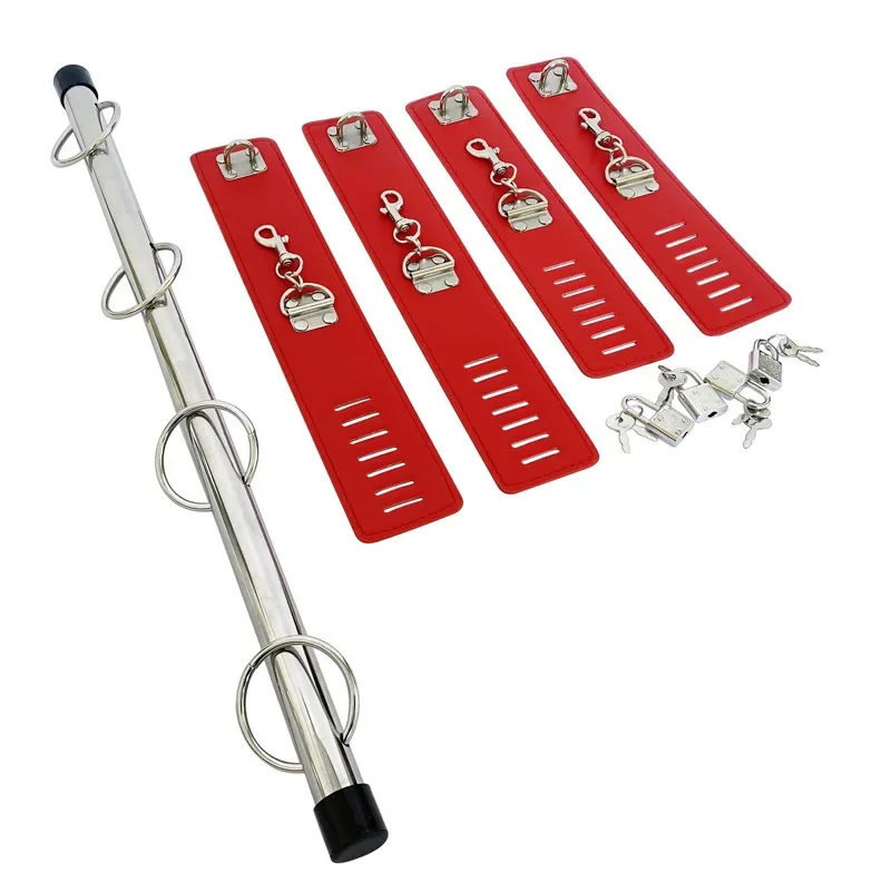 BDSM Hand Restraint Sex Spreader Bar Open Leg Handcuffs Sex Toy Set SM Slave Bar Spreader Sextoy Kits Couple Erotic Games Tool