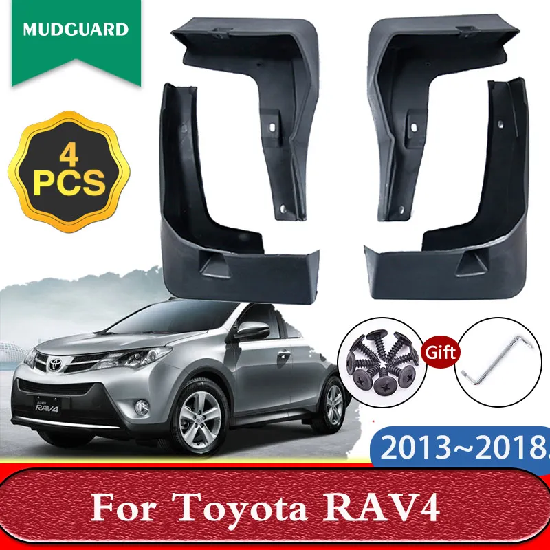 

for Toyota RAV4 RAV 4 XA40 40 2013~2018 Car Mudflaps Splash Guards Mud Flaps Fender Flares Mudguards Accessories 2015 2016 2017