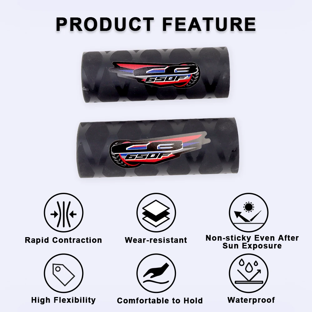 Cool Motorcycle Handlebar Cover Heat Shrinkable Grips Gloves Rubber Grip Accessories For Honda CB650F CB 650 F CB 650F 2014-2019