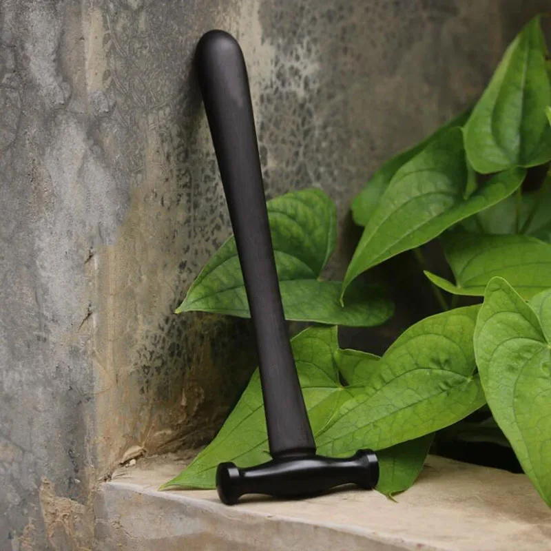 

High-End Portable Massage Hammer EDC Mallet with Ebony Handle 45# Steel Small HRC52 Head Diameter 16MM for Professional Use