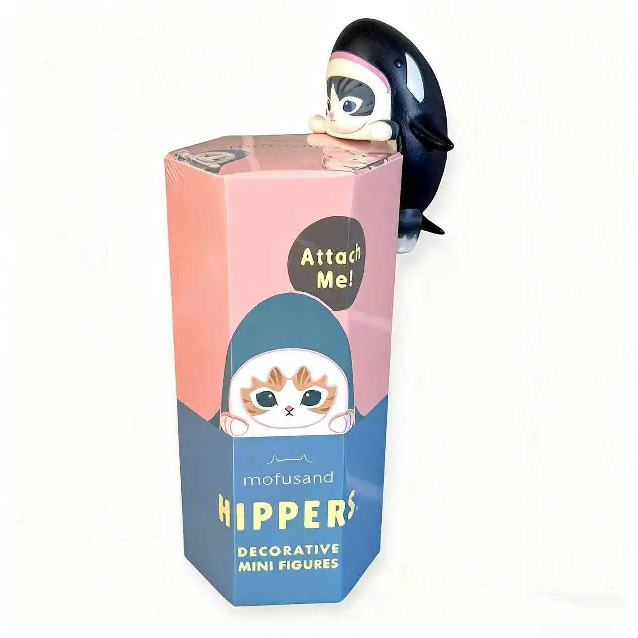 أنيمي mofusand صندوق أعمى فوشان القط القرش القط سلسلة غرزة البلاستيكية الحلي دمى الأطفال هدية عشوائية جديدة ساخنة هدايا العيد #6