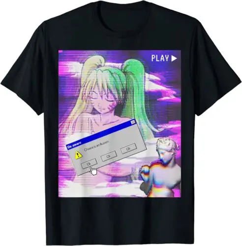  VAPORWAVE AESTHETIC JAPANESE STYLE ANIME Gift Idea Tee T-Shirt S-3XL