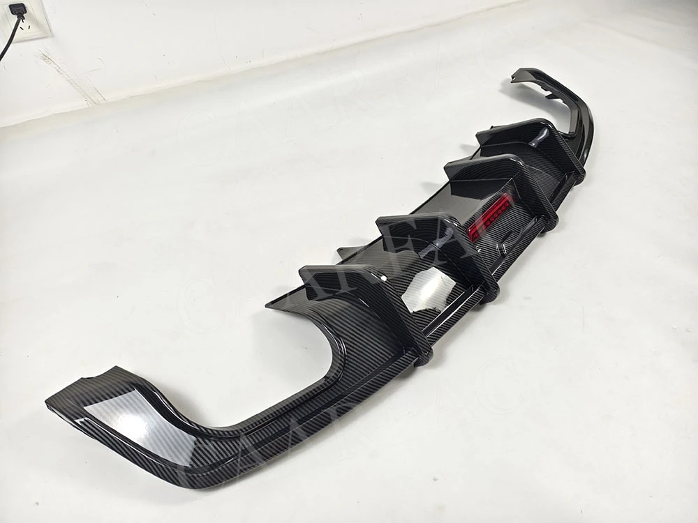 Gloss Black Car Rear Diffuser Bumper Lip Spoiler for Audi A5 Sline S5 B9 Sline 2017-2020 Body Kits Accessories Tuning - view 2