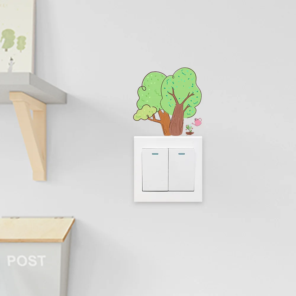 

Cartoon Tree Wall Stickers - Self-Adhesive Decals for Switch Decor, Wholesale Home Decoration​