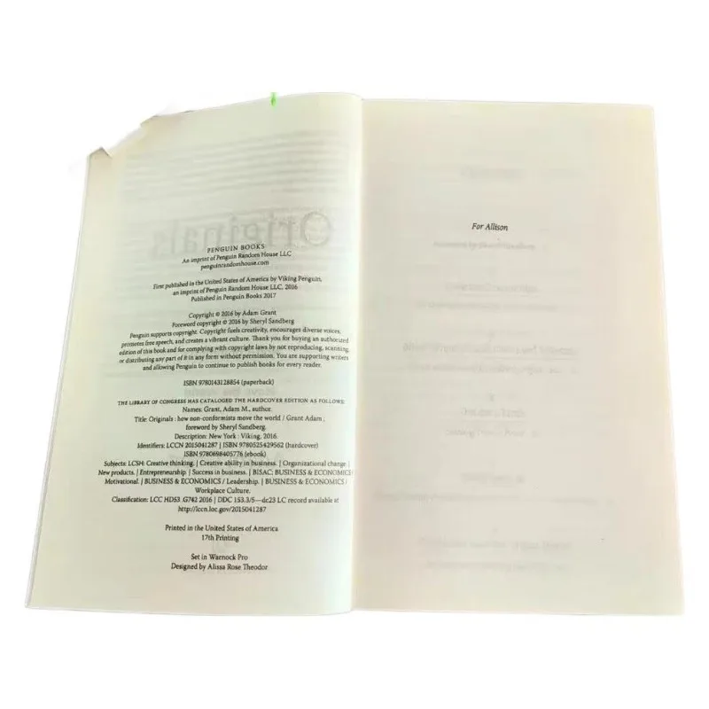 Adam Grant's Original Work How To Move The World (English Paperback) New York Times Bestseller