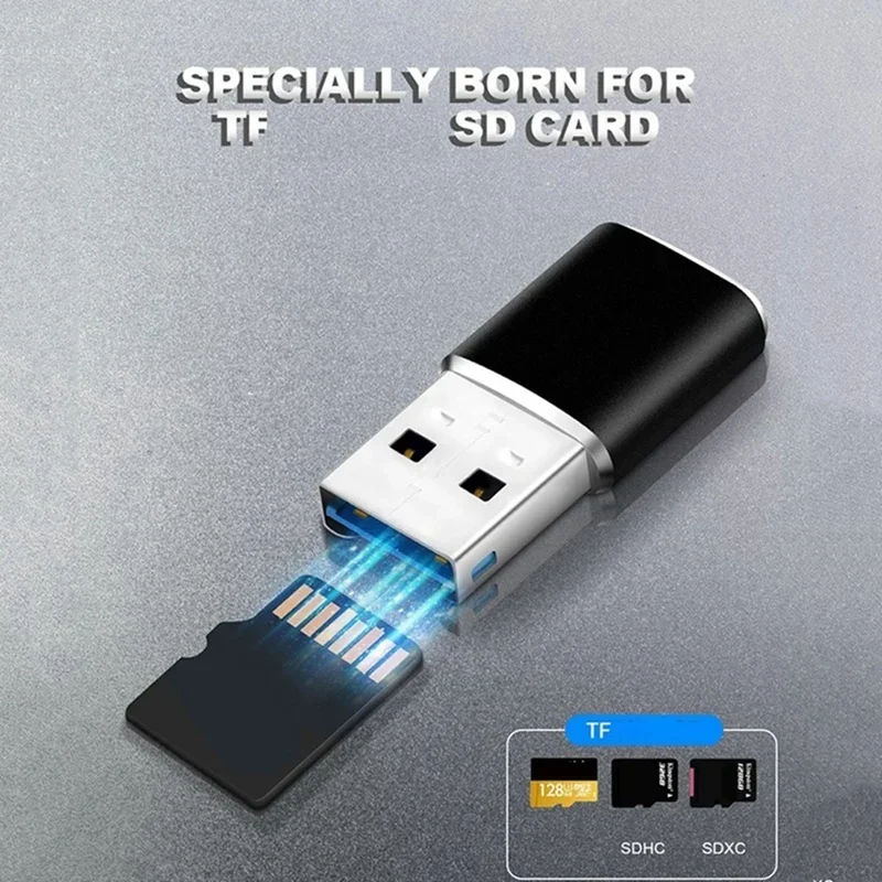 Top-Mini USB 3.0 Memory Card Reader Adapter สําหรับการ์ด/TF Card Reader อะแดปเตอร์คอมพิวเตอร์พีซีแล็ปท็อป