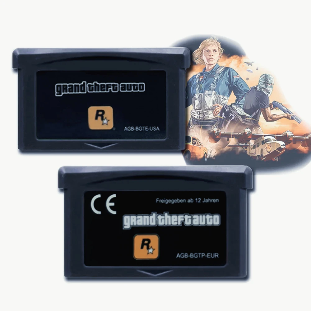 

Игровой картридж Grand Theft Auto GBA, 32-битная карта для игровой консоли