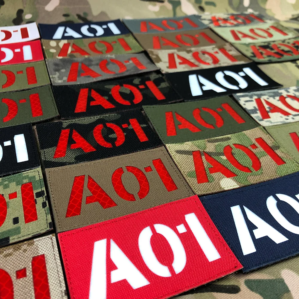 Laser Cutting Reflective Material Custom Patch Radio Call Sign Name Tapes Black Letters Morale Tactics Military Airsoft