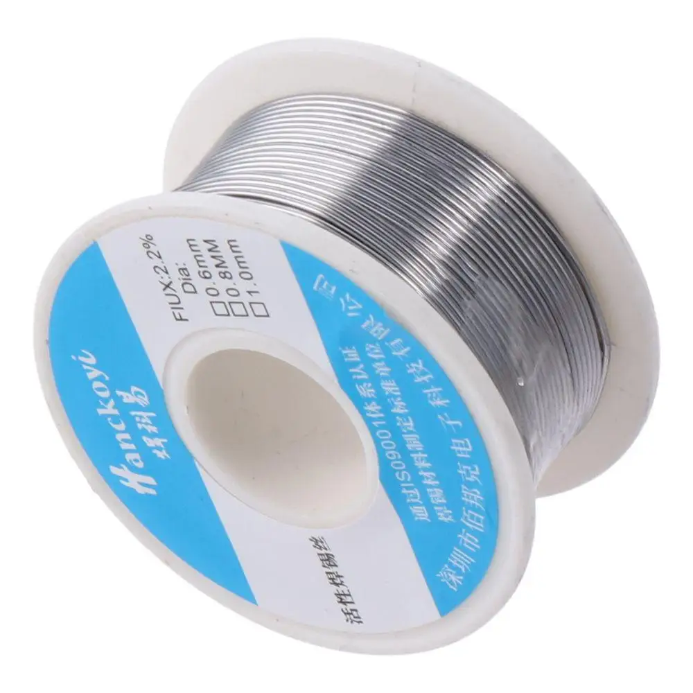 55×55×28mm Spools of Solder Wire Silver Tin-lead Alloy High Purity Solder Wire Circle Modern No-clean Soldering Tin Wire