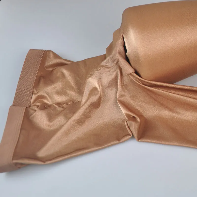 S M L XL Plus Size 80D Women Stirrup Tights Shiny Oil Glossy pantyhose Women Pole Dance Stockings Sexy Oil Pantyhose Stocking