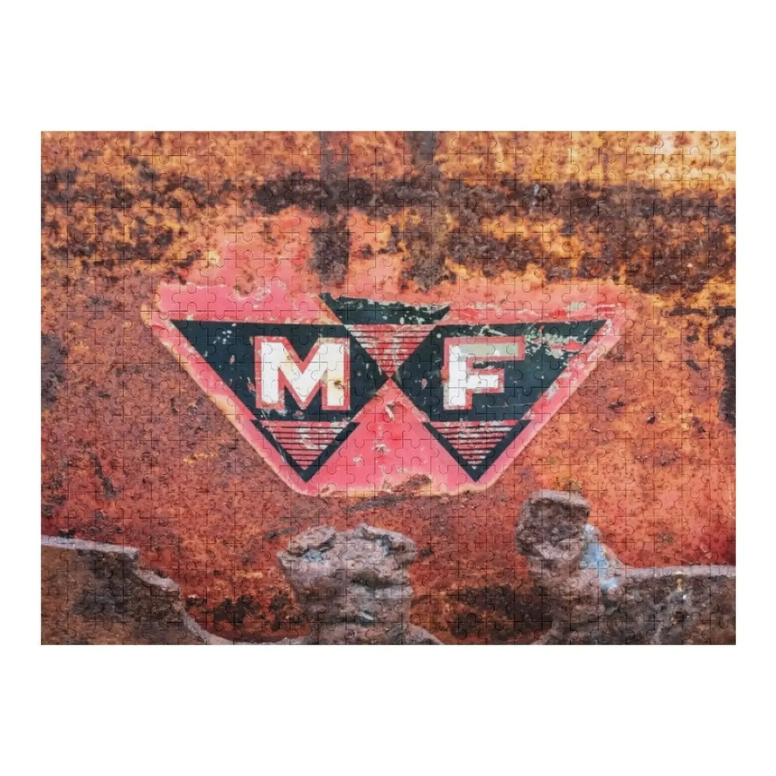 

Пазл с логотипом Rusty Massey Ferguson, персонализированная детская игрушка на заказ, деревянная головоломка с животными